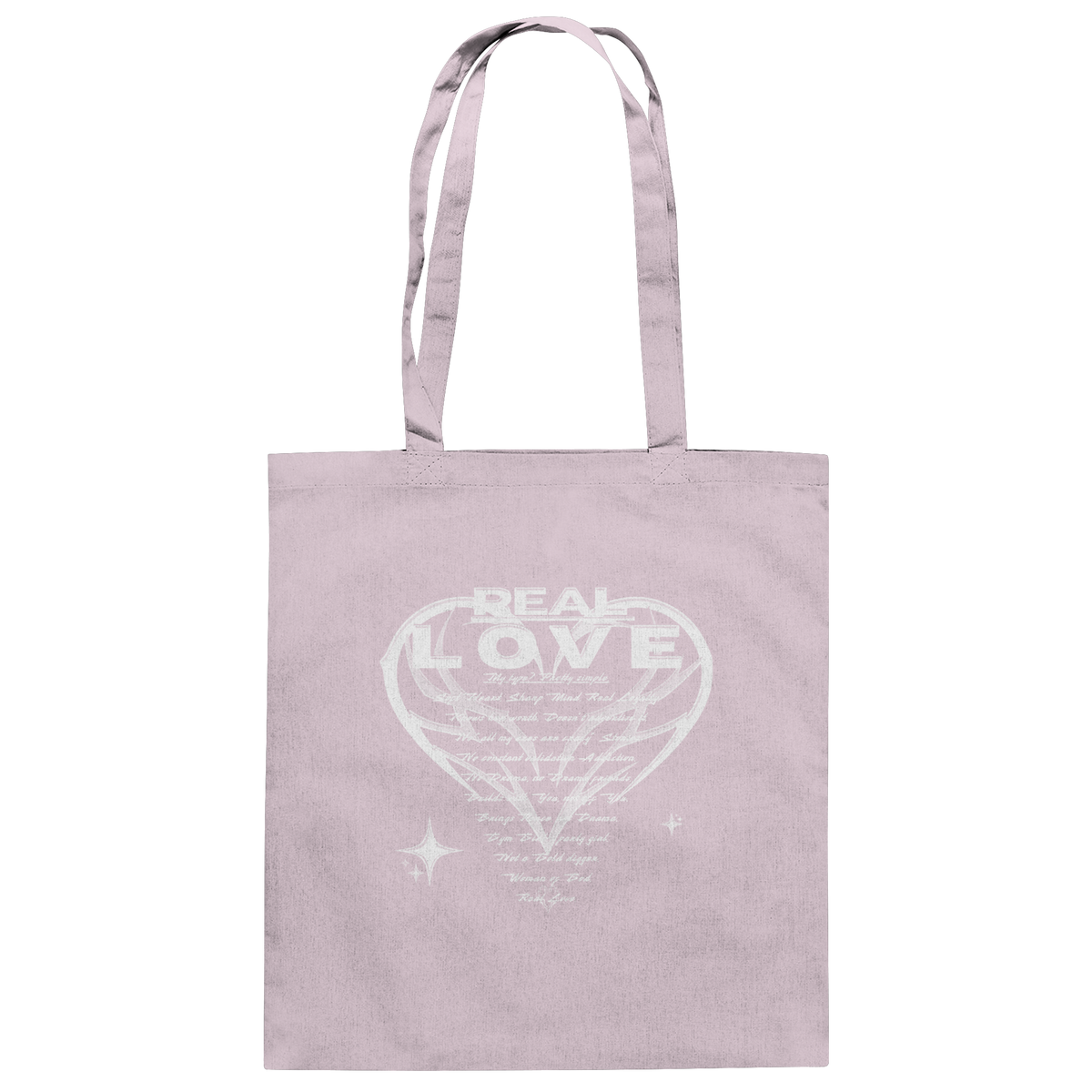 The REAL LOVE BASiCS - Baumwolltasche