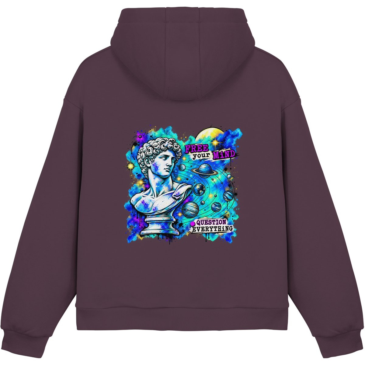 The Philosopher - Fluffy Boxcut Hoodie
