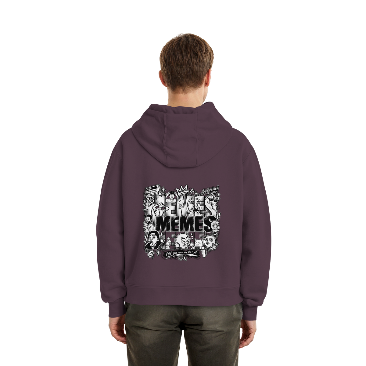 The MEME - Fluffy Boxcut Hoodie