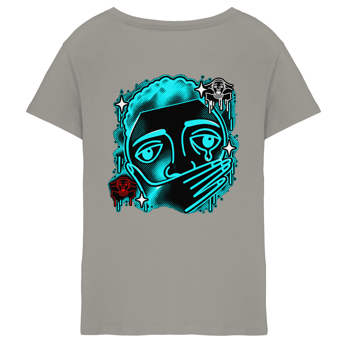 The Meme - T-shirt da donna con scollo a V