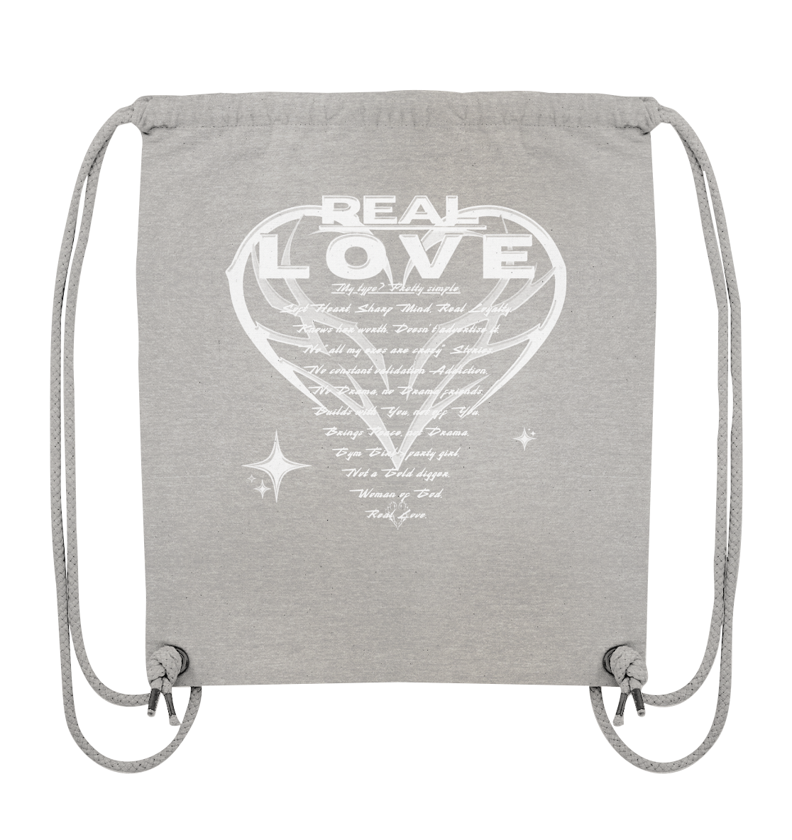 The REAL LOVE BASiCS - Organic Gym-Bag