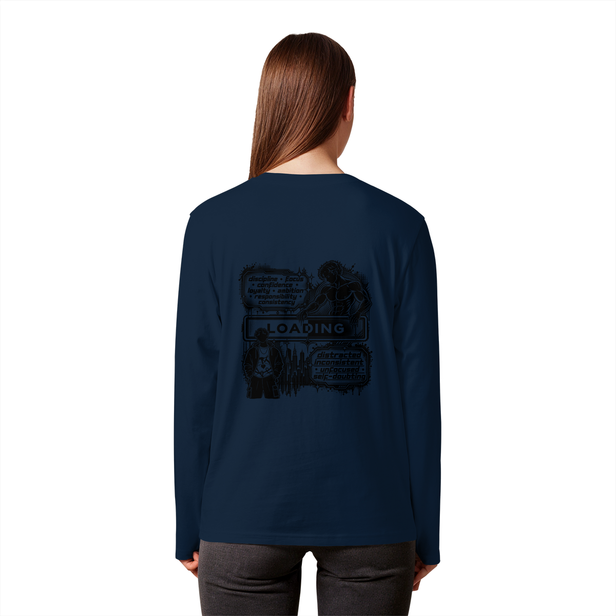 LOADiNG BASiCS - Camiseta de manga larga orgánica