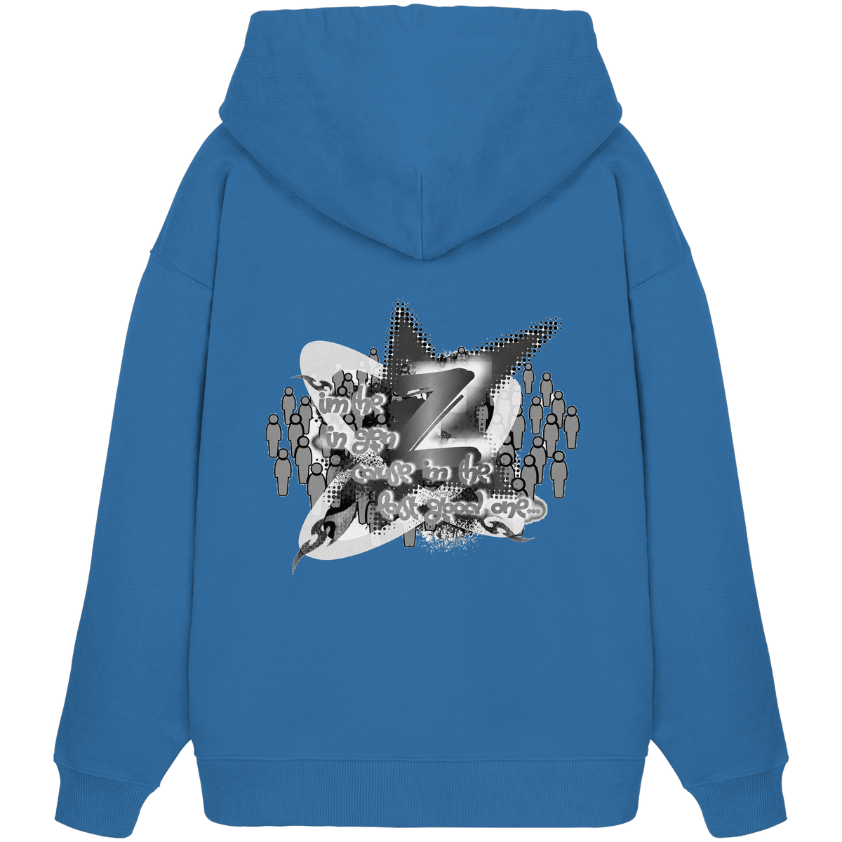 The Rebellion Z BASiC - Organik Oversize Kapüşonlu Sweatshirt