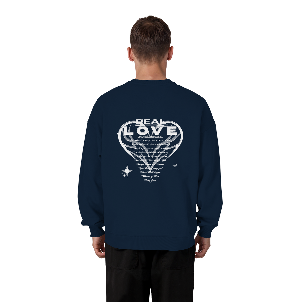 Sudadera oversize orgánica - THE REAL LOVE BASICS