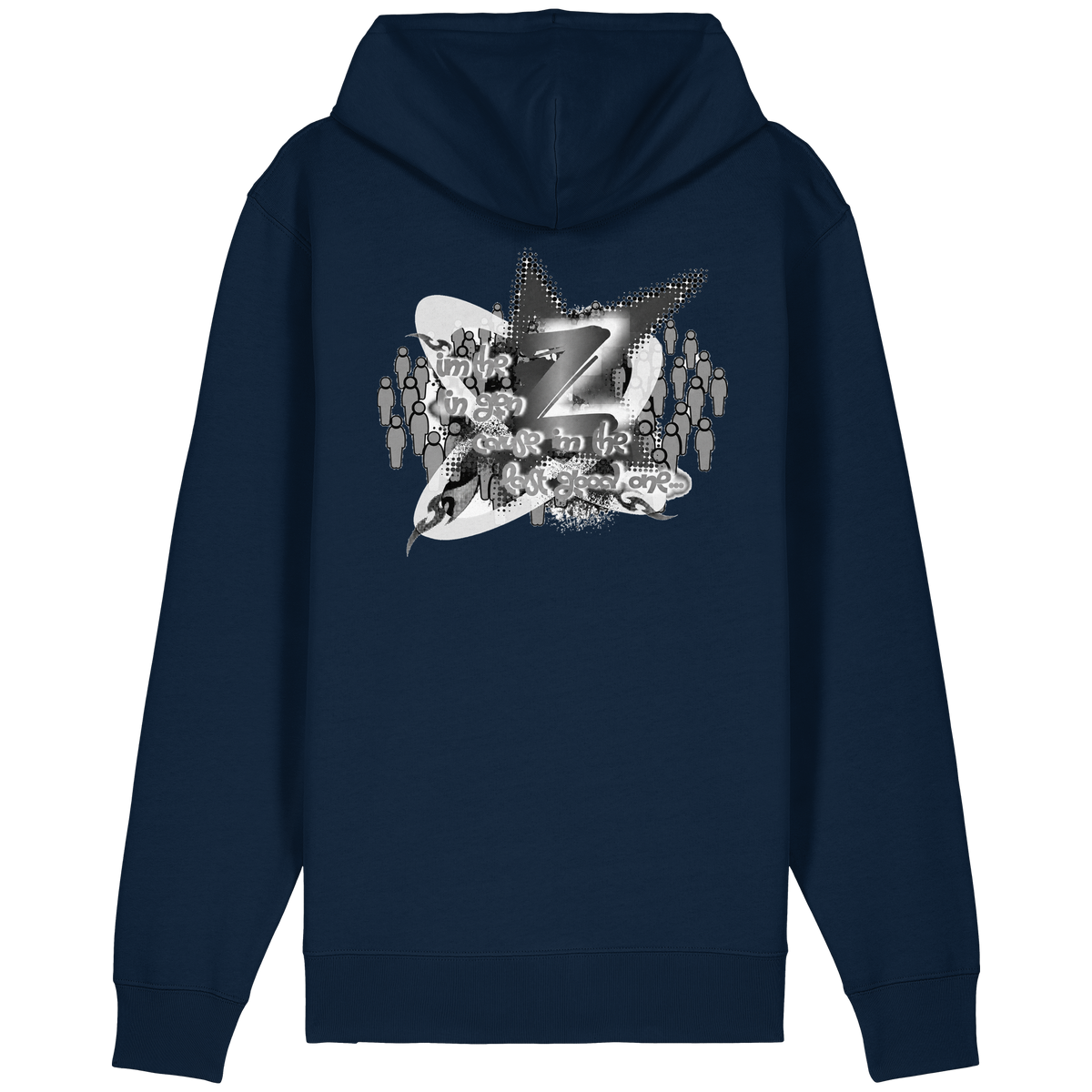 The Rebellion Z BASiC - Felpa con zip organica dal taglio rilassato