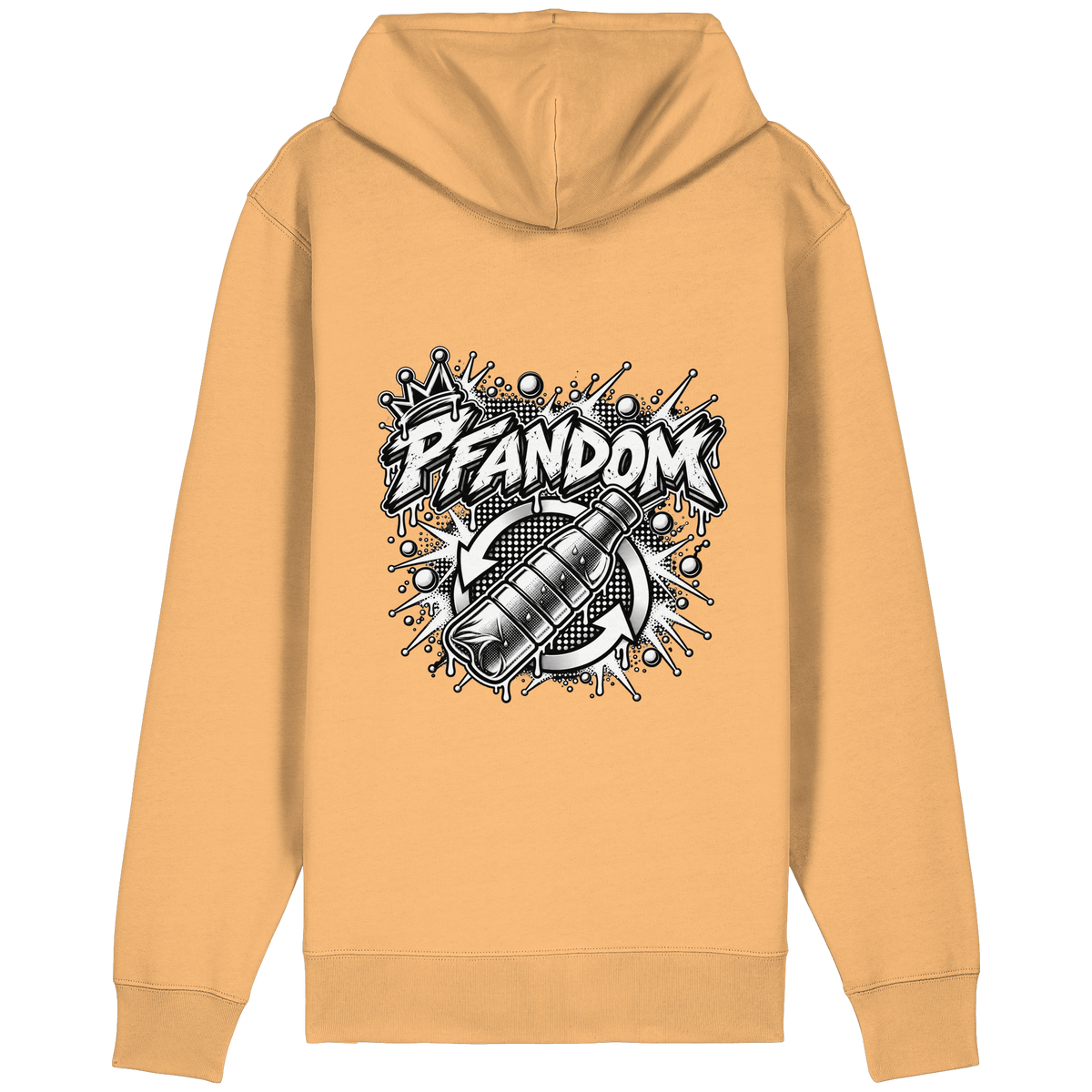 PFANDOM BASiCS - Sudadera orgánica con cremallera de corte holgado