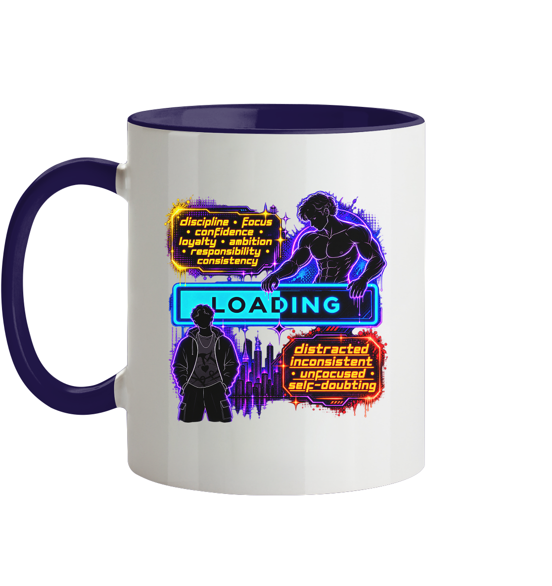LADEN - Tasse zweifarbig