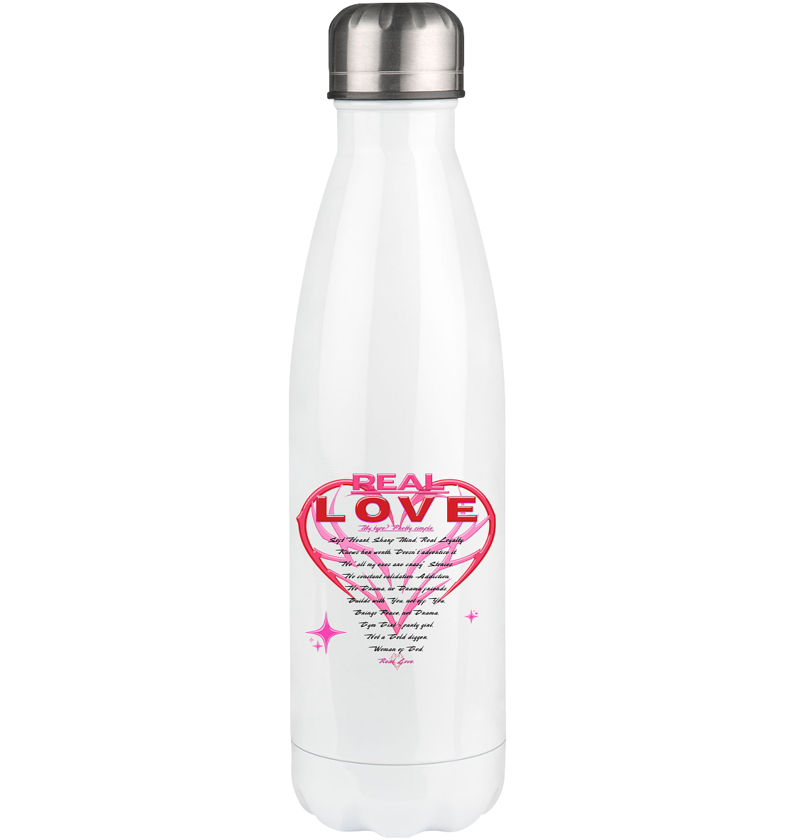 The Real Love - Thermoflasche 500ml
