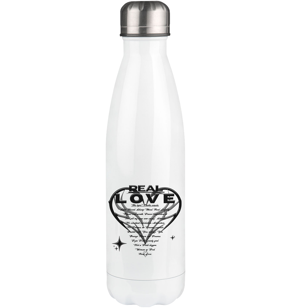 The REAL LOVE BASiCS - Borraccia termica 500ml