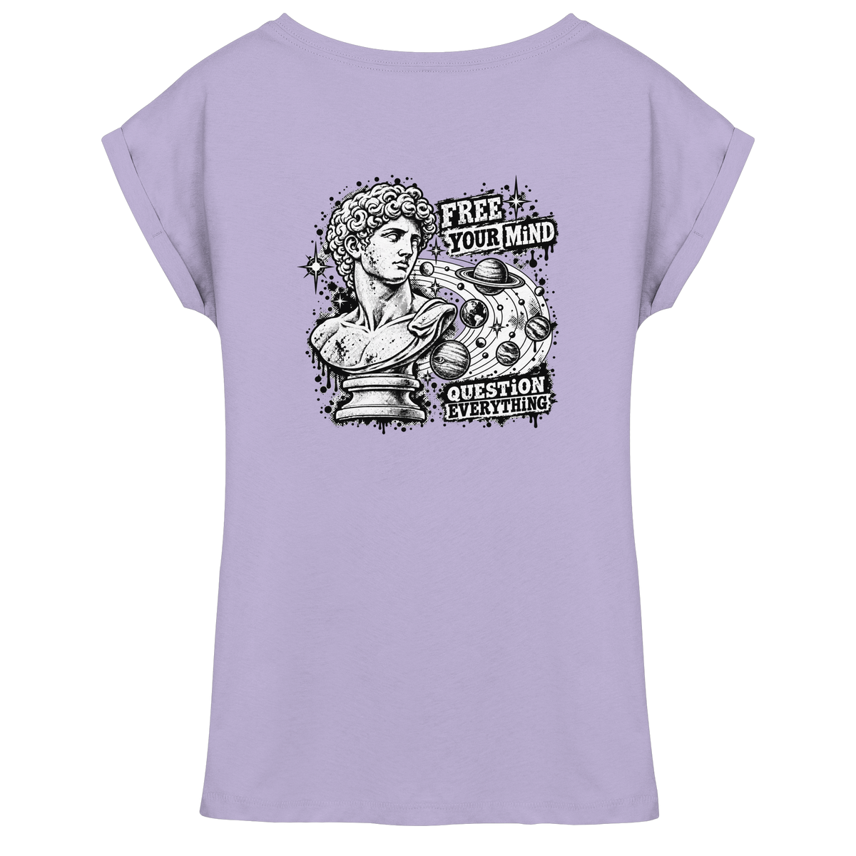 The Philosopher - Womens Extended Shoulder T-Shirt