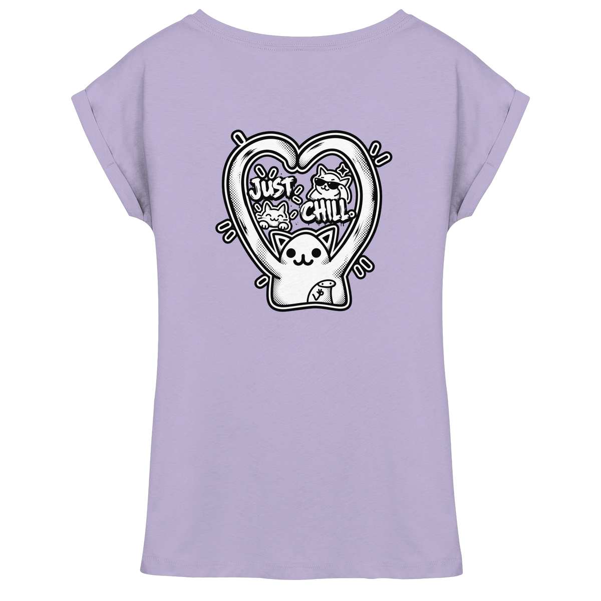 low CORTiSOL – Damen-T-Shirt mit überschnittenen Schultern