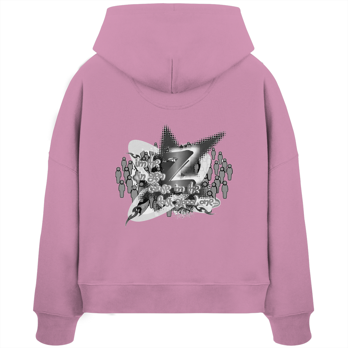 The Rebellion Z BASiCS - レディース オーガニック ボックスカットフーディー