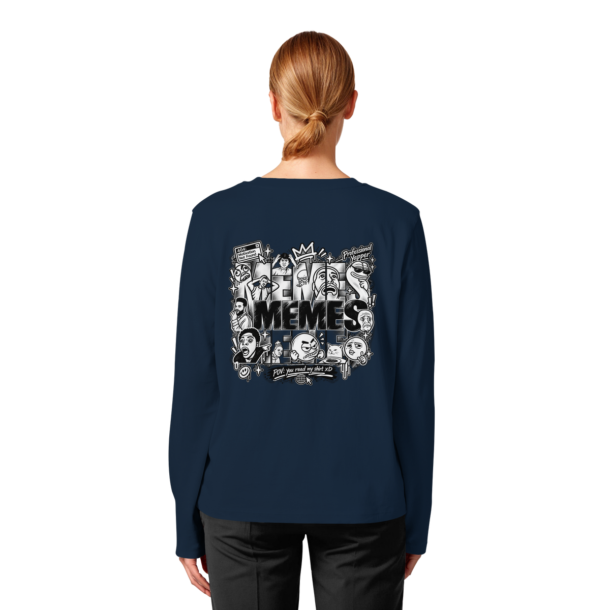The MEME - Womens Organic Longsleeve T-Shirt