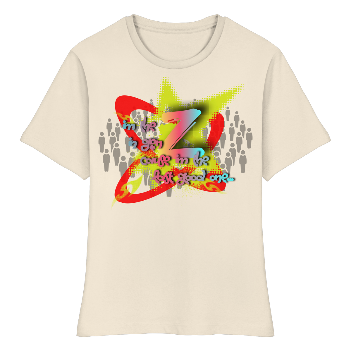 Rebellion Z - T-shirt ajusté femme en coton bio