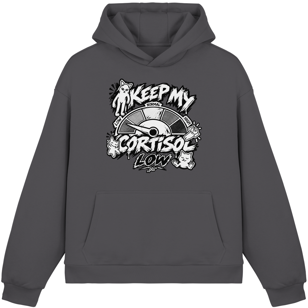 low CORTiSOL - Felpa con cappuccio boxcut Fluffy