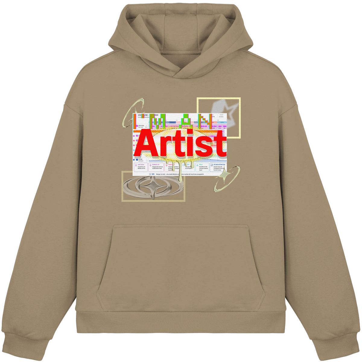 The Artist - Fluffy Boxcut Hoodie