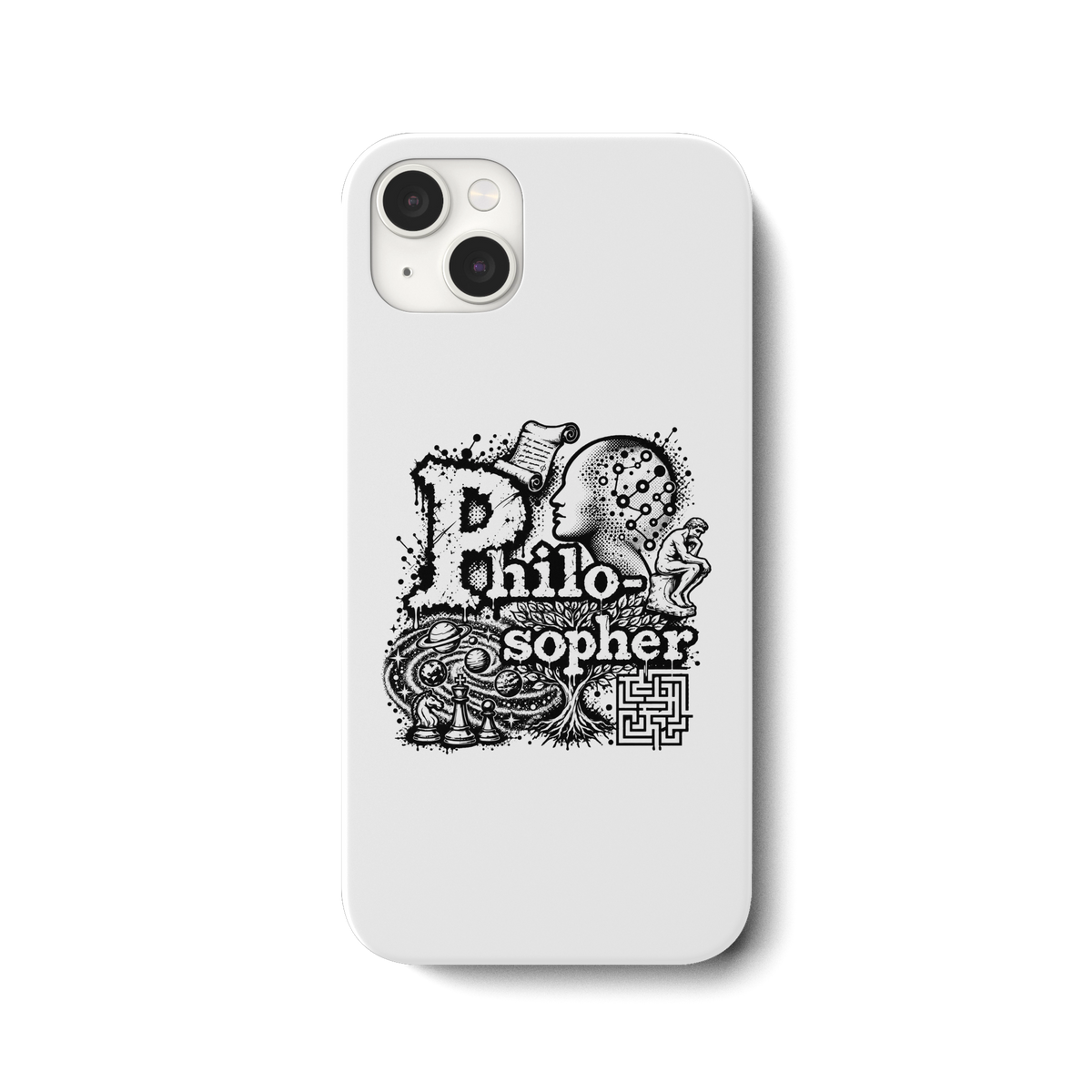 Der Philosoph – iPhone 14 Plus Handyhülle
