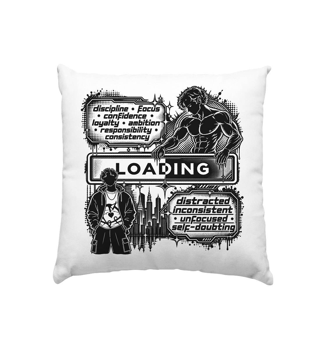 LOADiNG BASiCS - Kissen 40x40cm