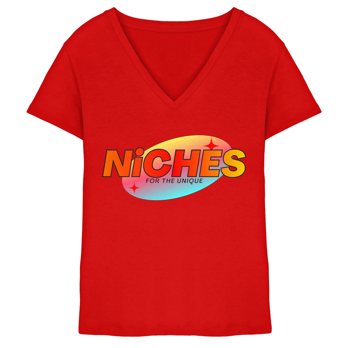 NiCHES - Ladies V-Neck Shirt