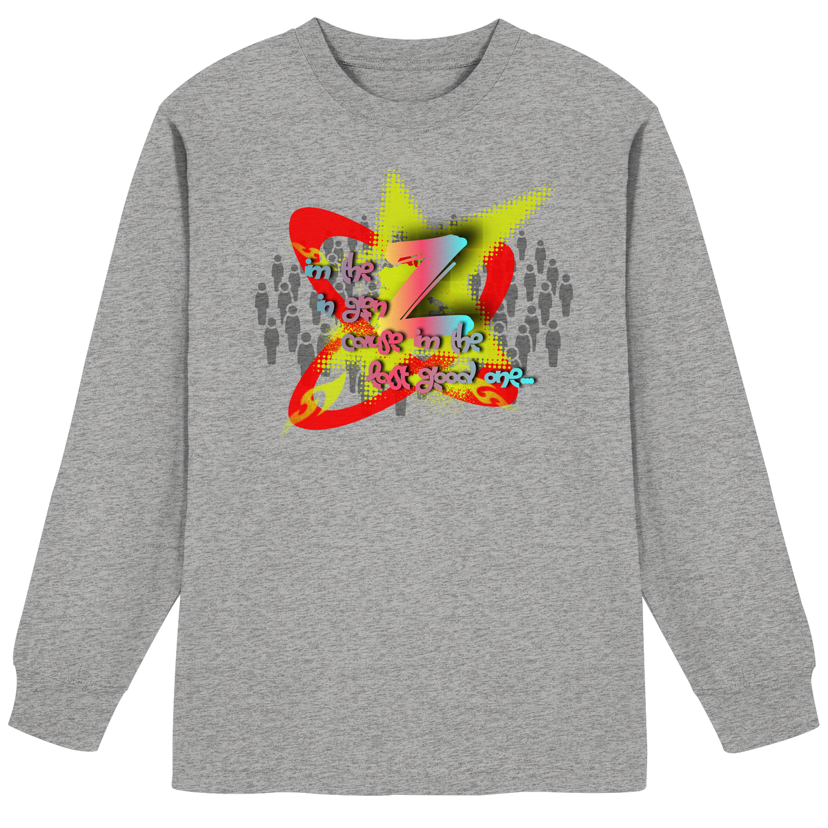 The Rebellion Z - T-shirt a maniche lunghe oversize biologica pesante