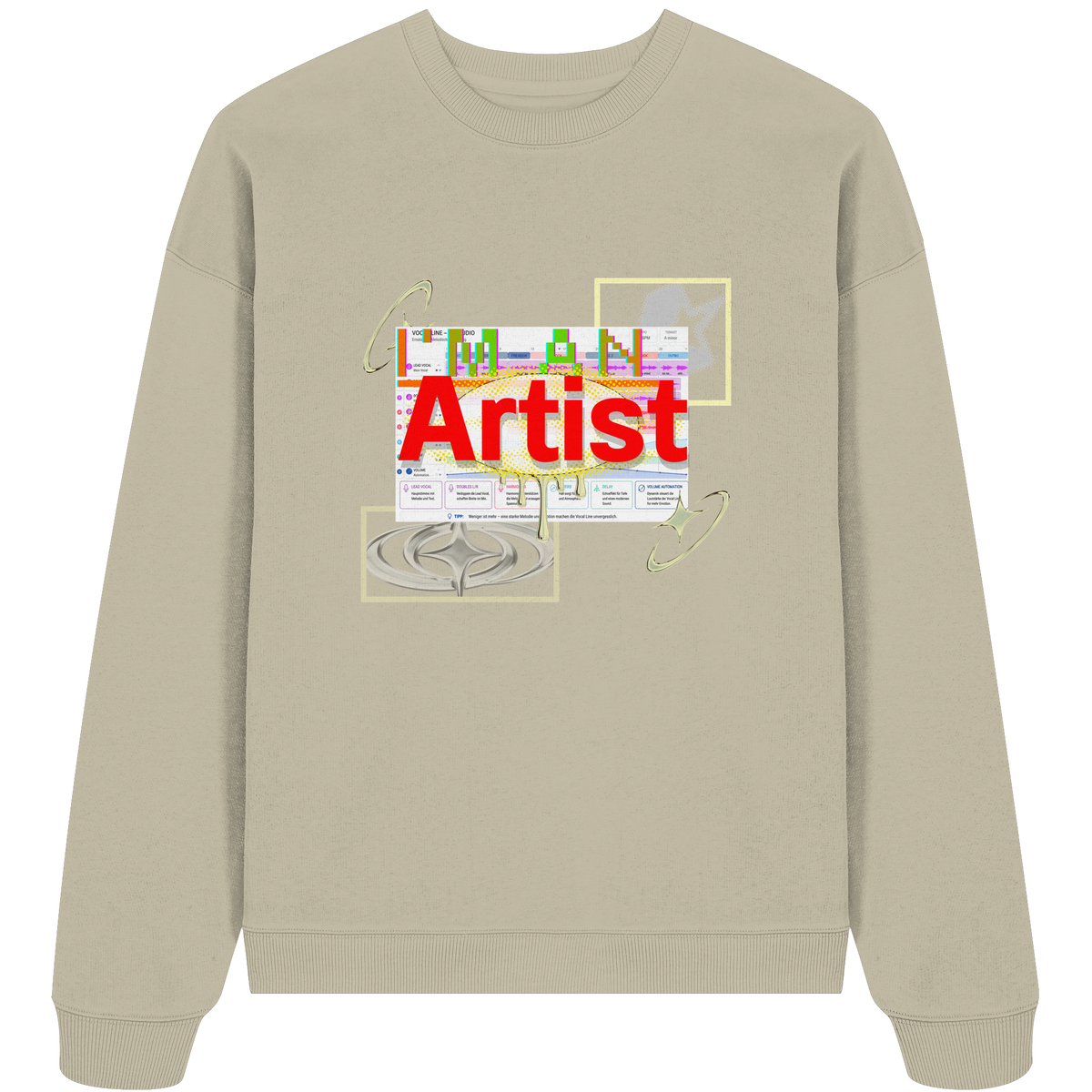 The Artist – Bio-Oversize-Sweatshirt