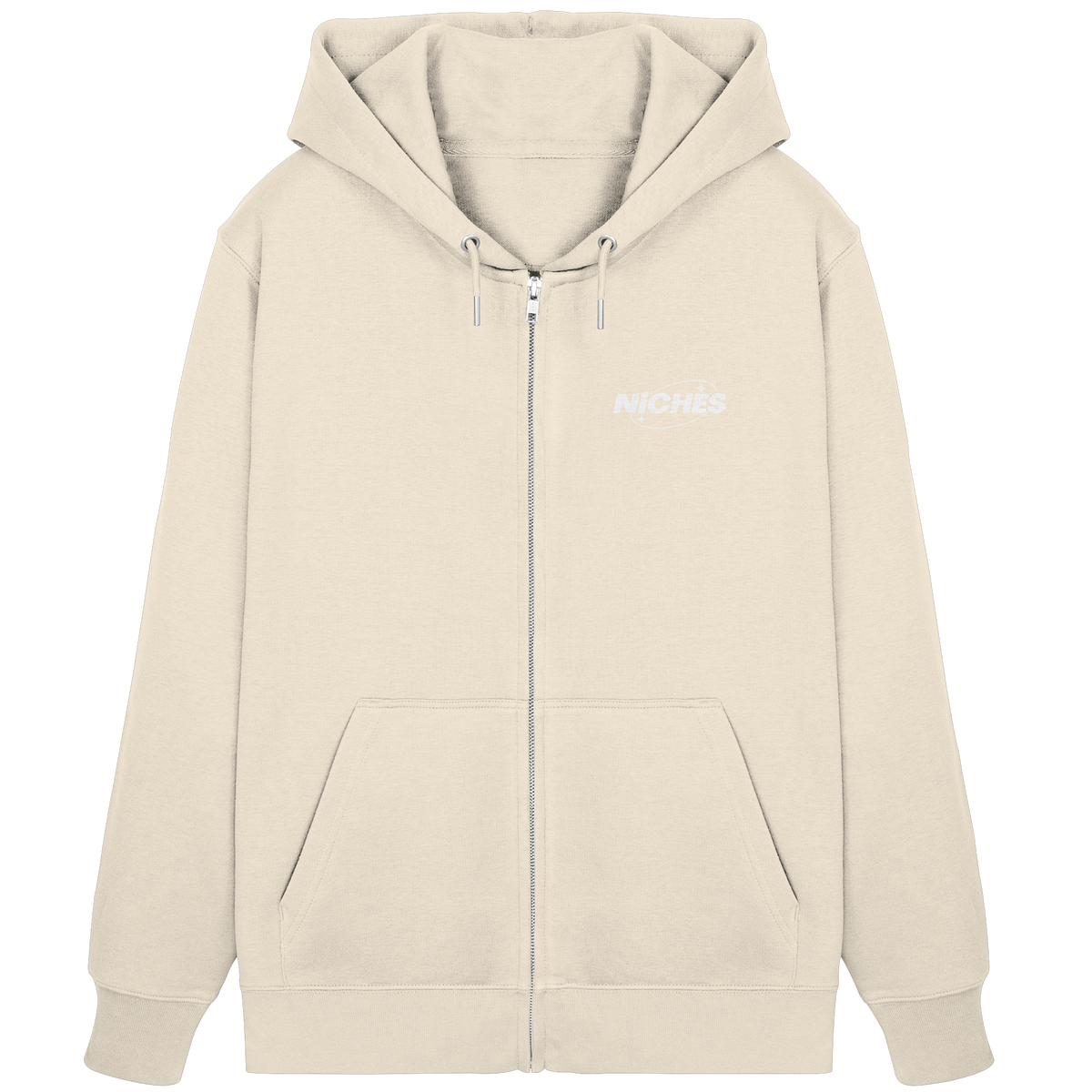 NiCHES - ESTILO BÁSICO - Sudadera orgánica con cremallera