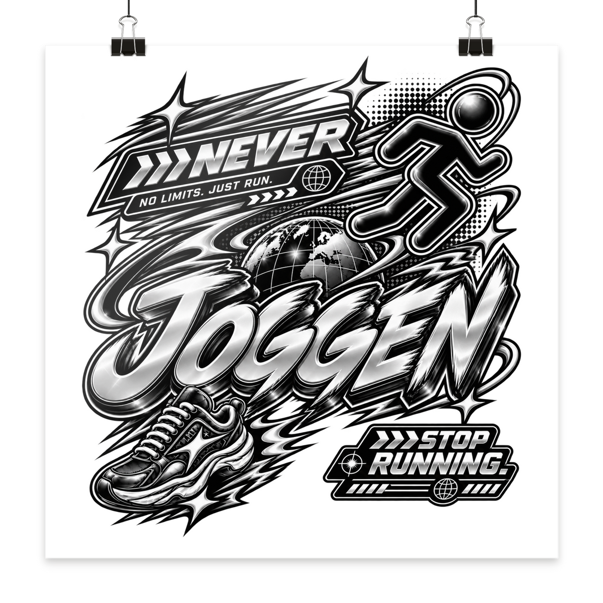 The JoGGer BASiCS - Poster 20x20