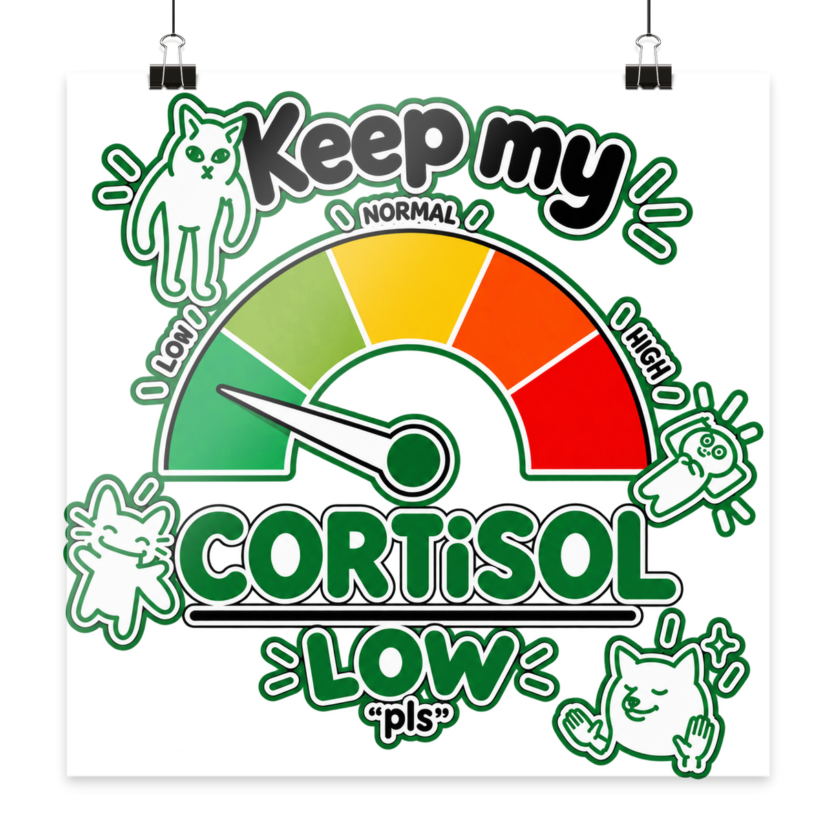 CORTiSOLo basso - Poster 30x30