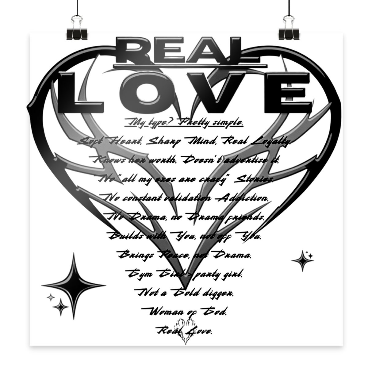 GERÇEK AŞKIN TEMELLERİ - Poster 30x30