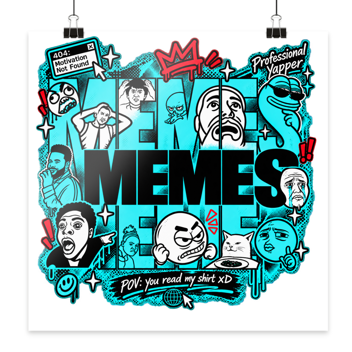 The Meme - Poster 40x40