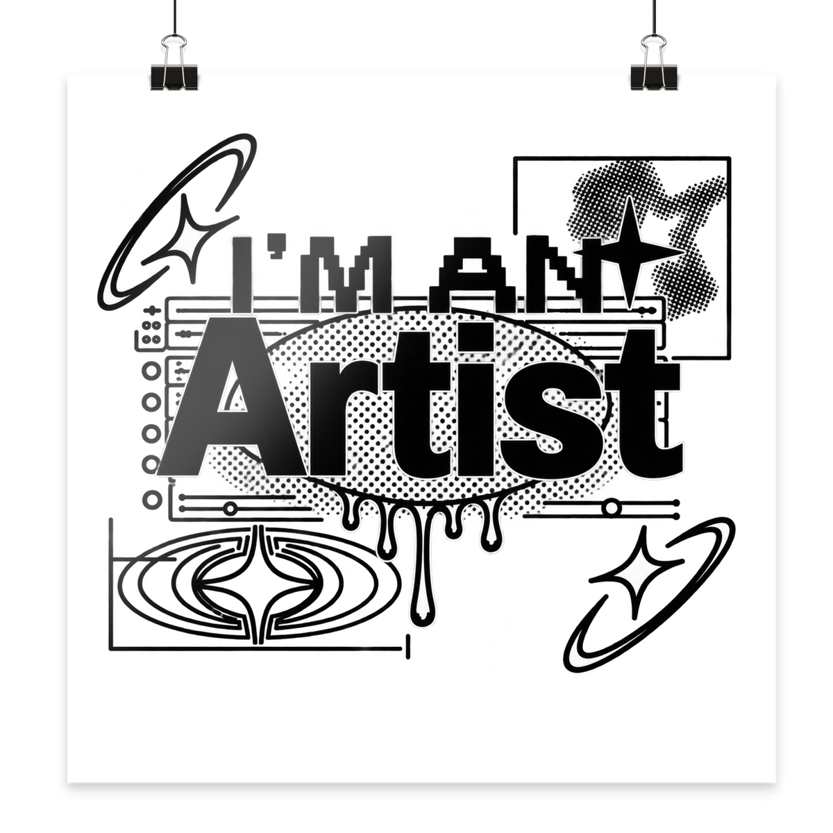 The Artist BASiCS - Poster 40x40
