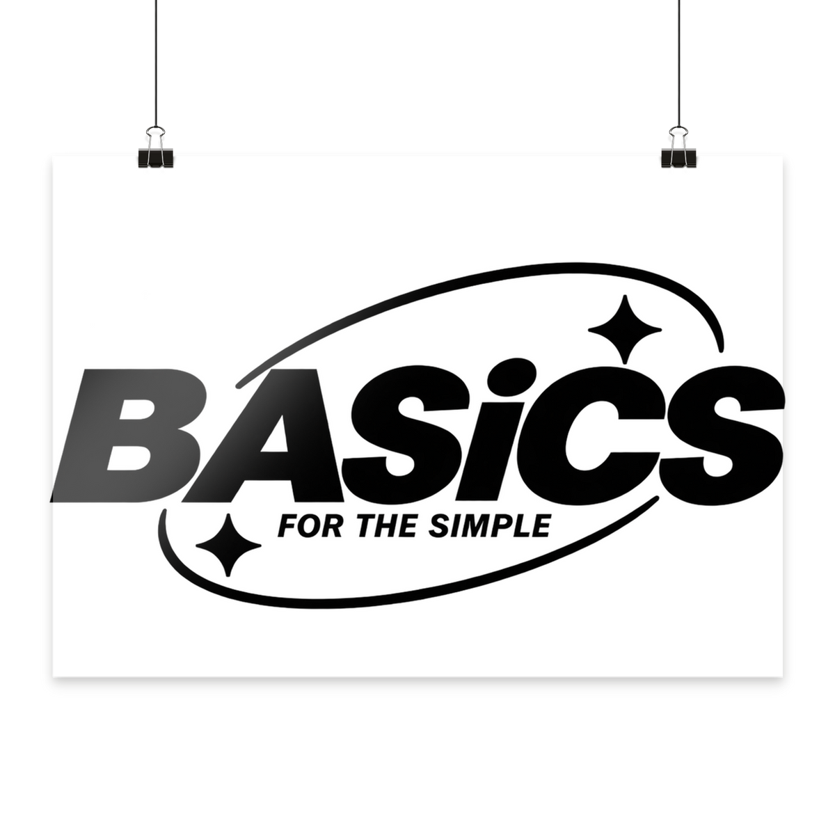 BASiCS - Per i SEMPLICI - Poster A4 (orizzontale)