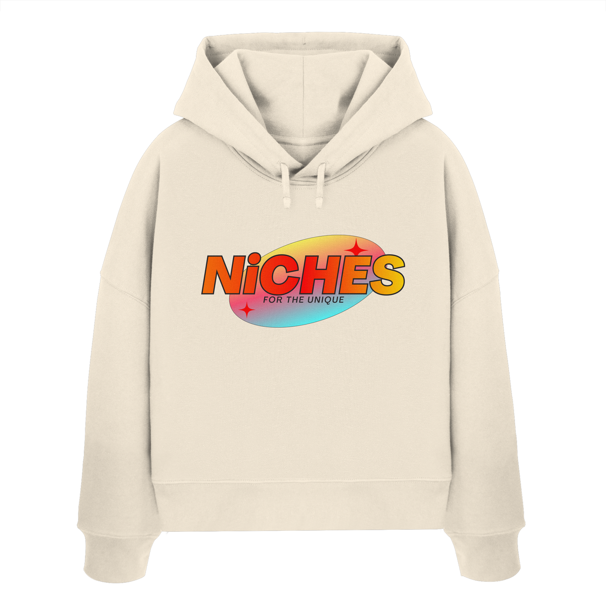 NiCHES - Womens Organic Boxcut Hoodie