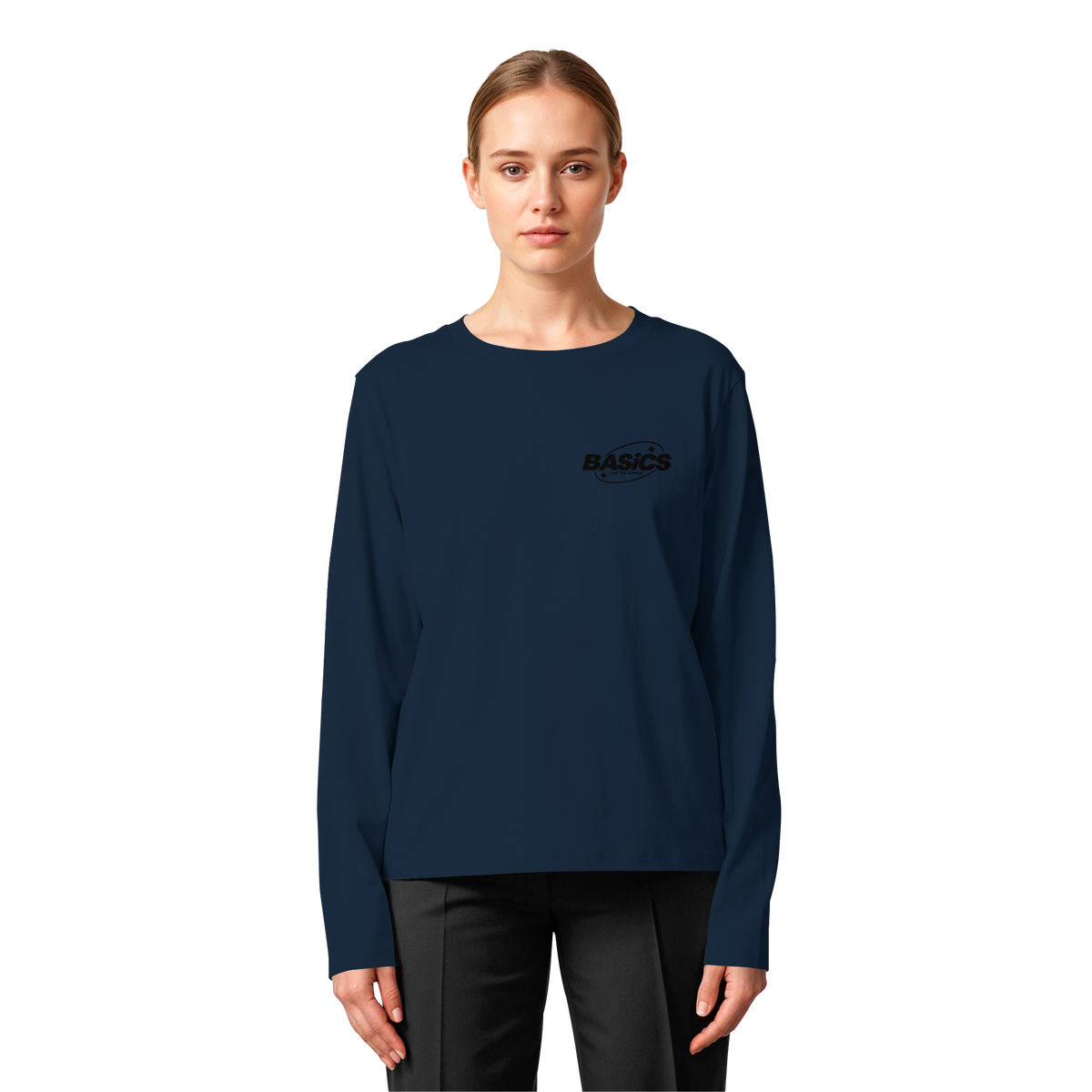 BASiCS - For the SIMPLE - Womens Organic Longsleeve T-Shirt