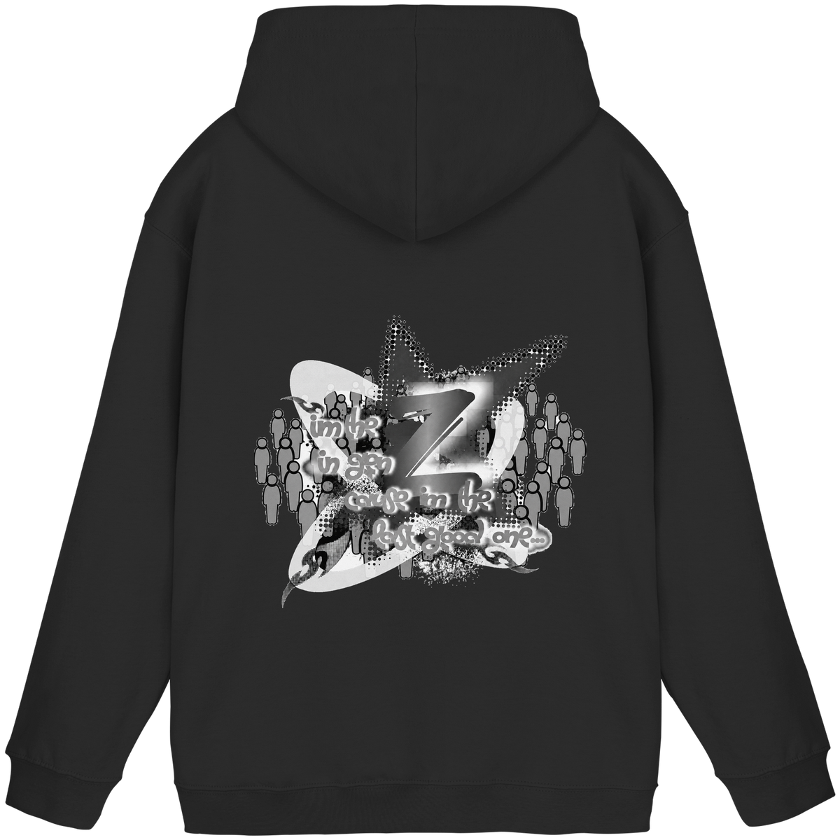 The Rebellion Z BASiC - Temel Unisex Kapüşonlu Sweatshirt