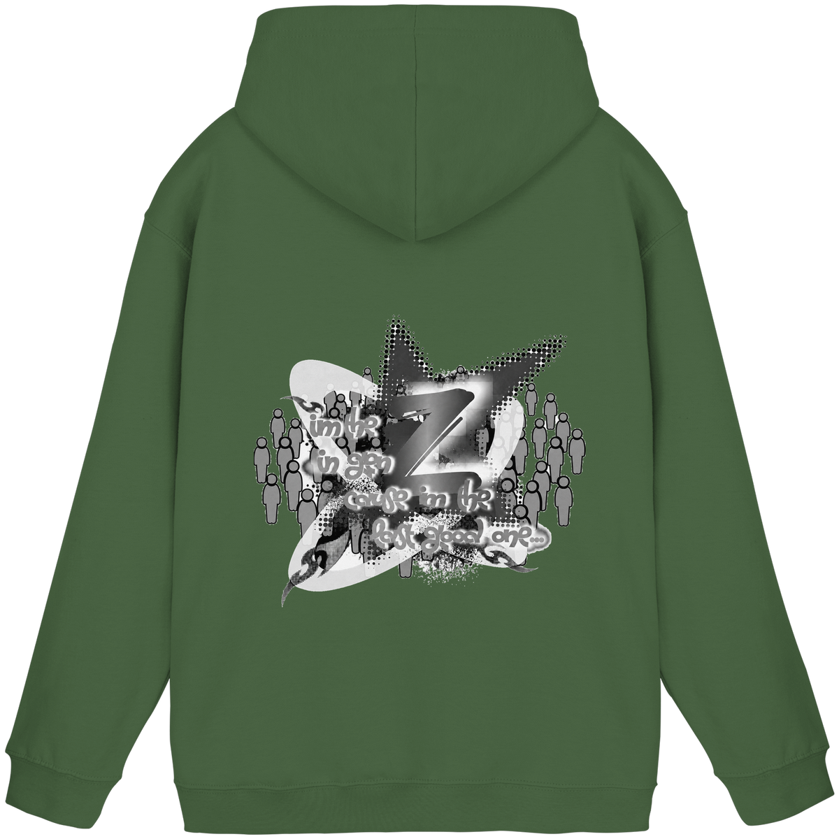The Rebellion Z BASiC - Temel Unisex Kapüşonlu Sweatshirt