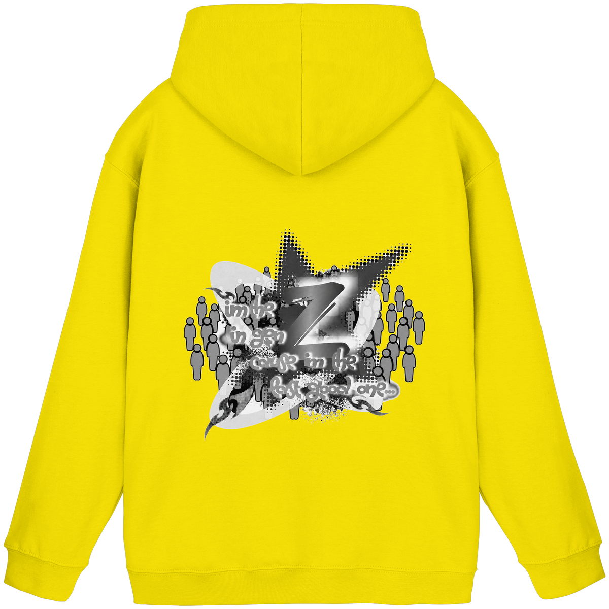 The Rebellion Z BASiC - Temel Unisex Kapüşonlu Sweatshirt