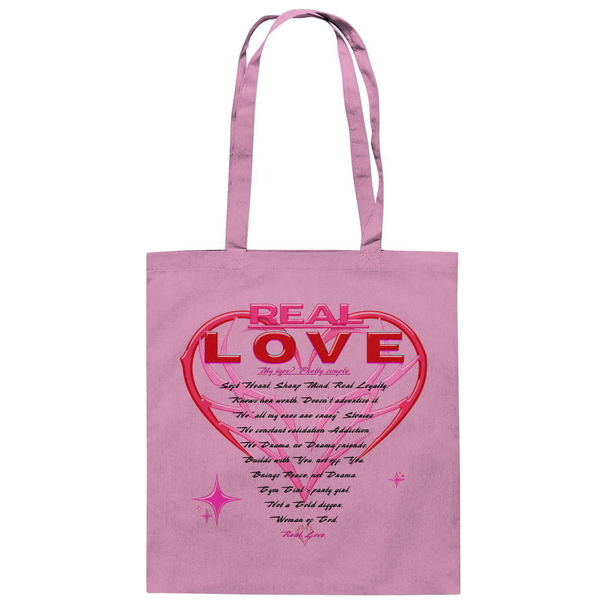 The Real Love - Baumwolltasche