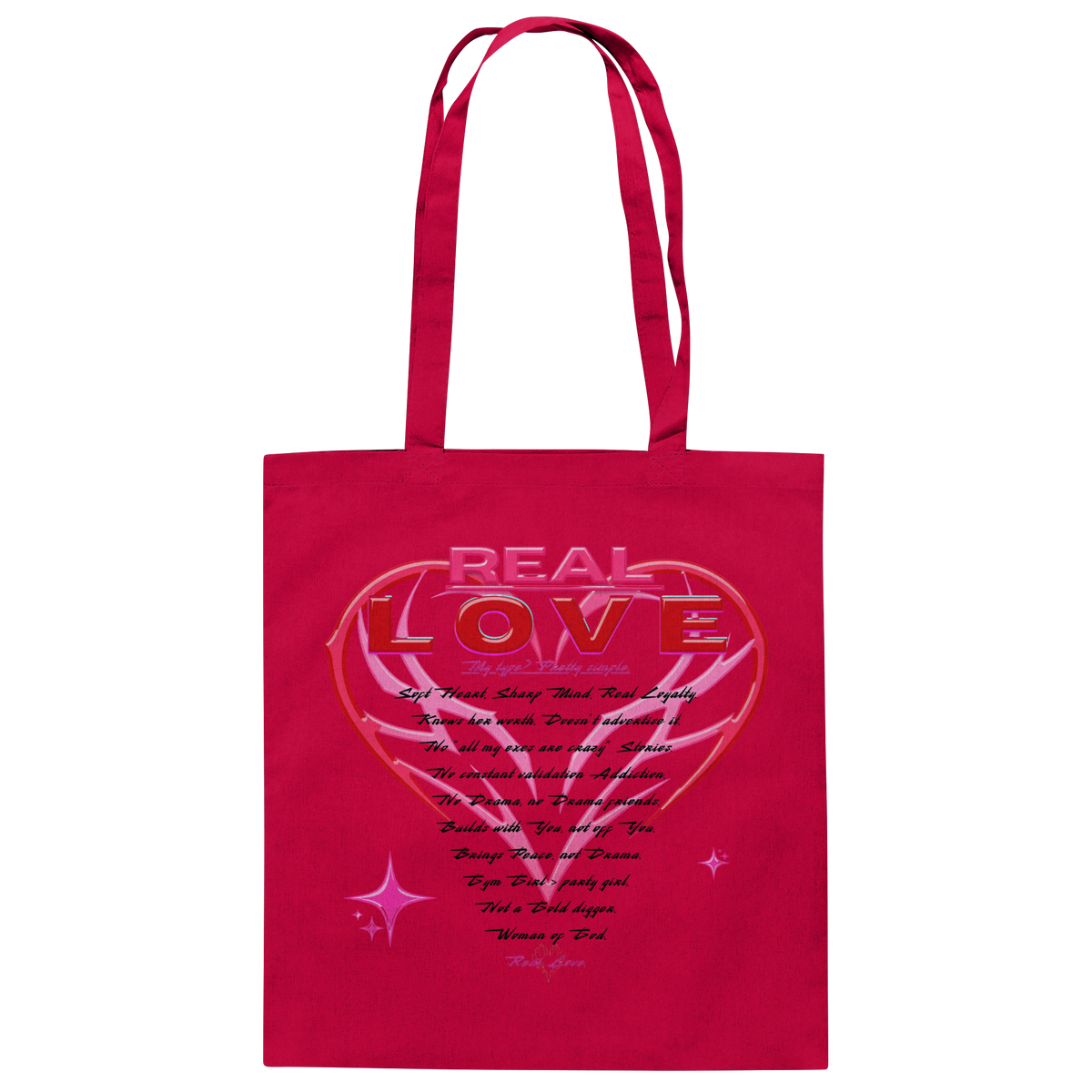 The Real Love - Baumwolltasche