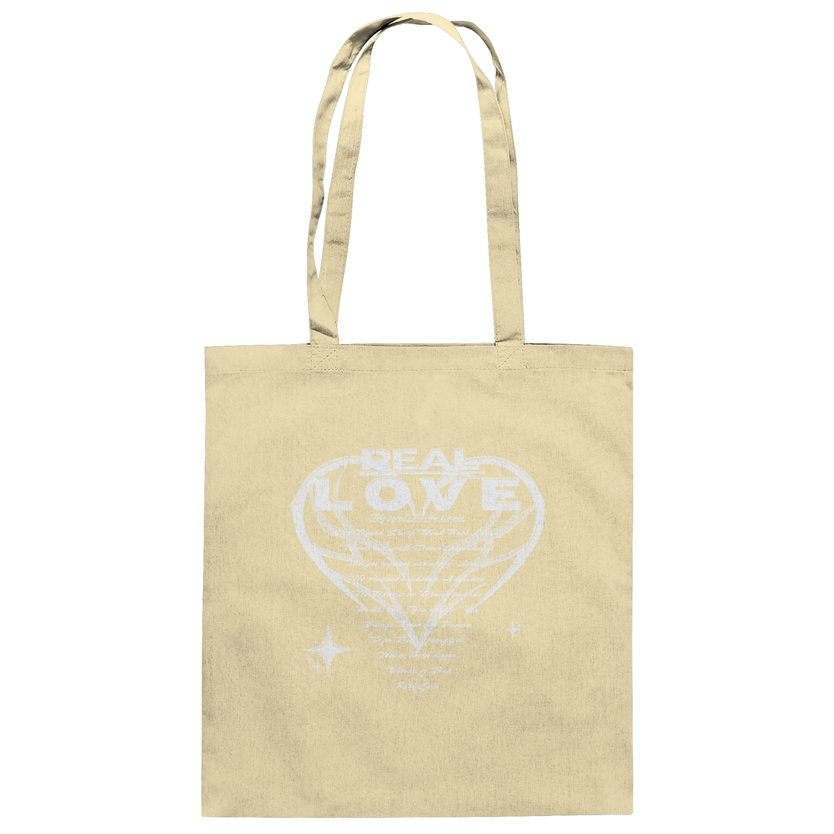 The REAL LOVE BASiCS - Baumwolltasche