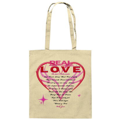 The Real Love - Baumwolltasche
