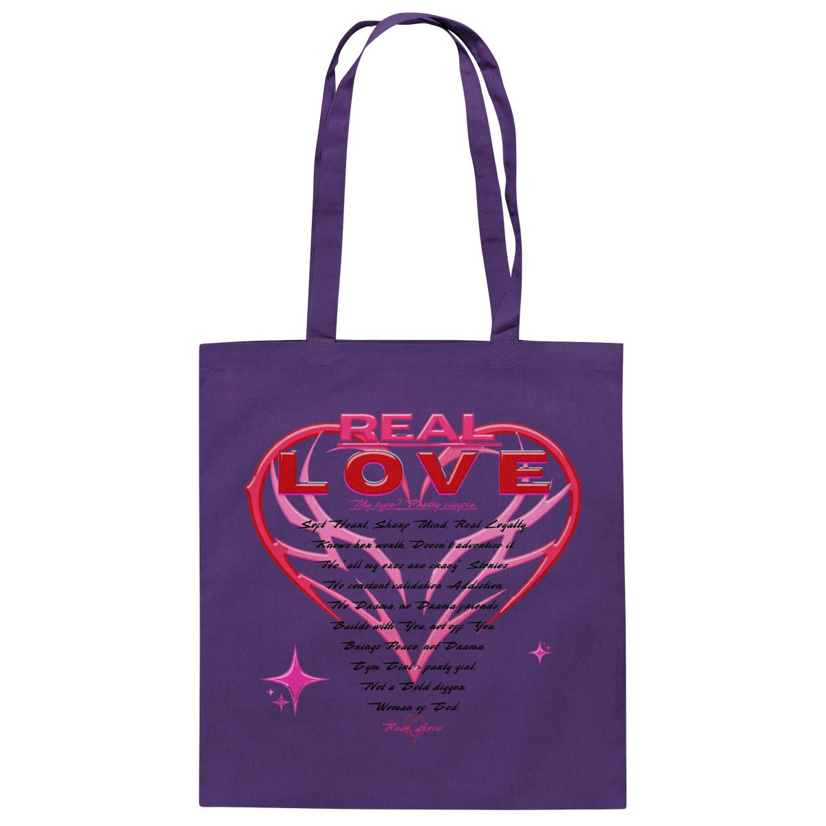 The Real Love - Baumwolltasche