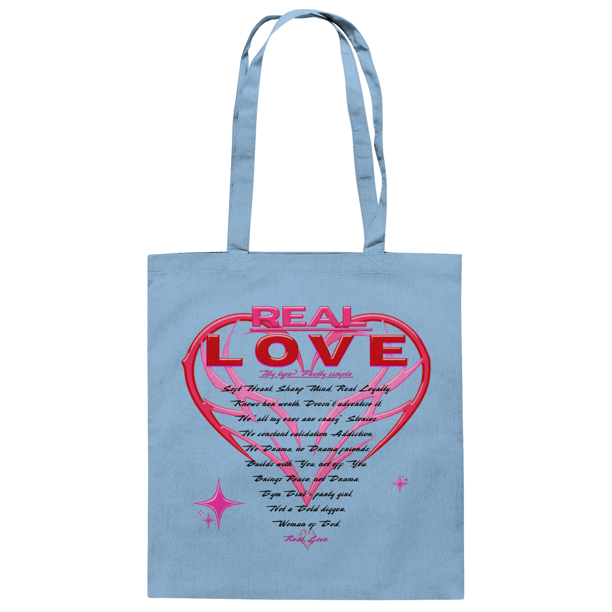 The Real Love - Baumwolltasche
