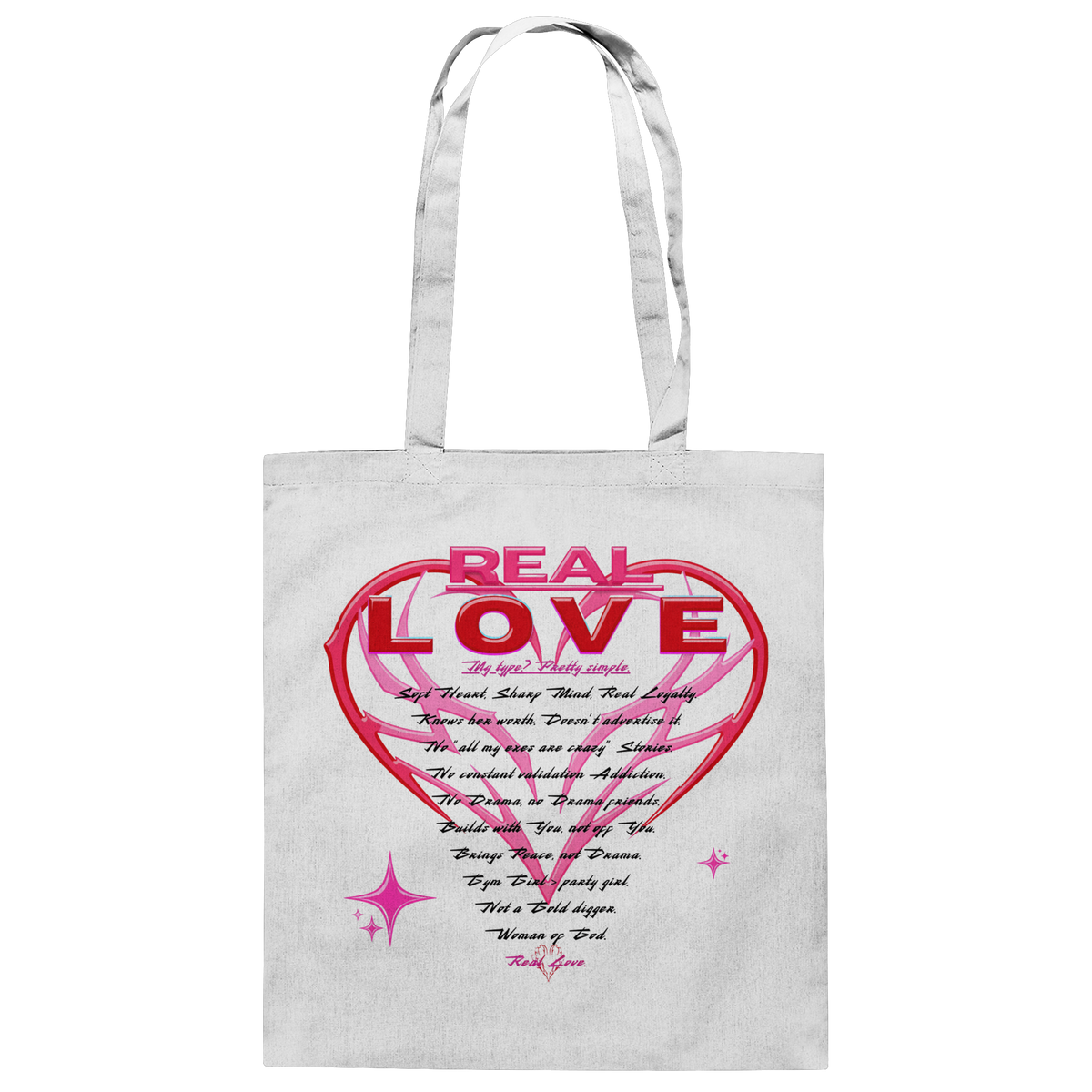 The Real Love - Baumwolltasche