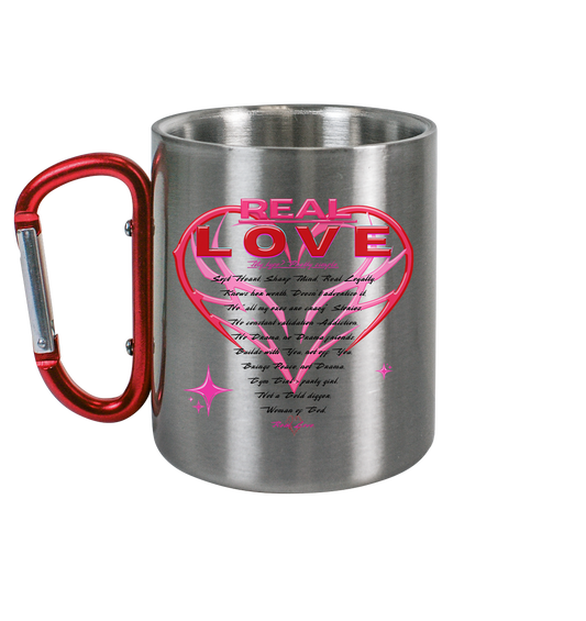 The Real Love - Edelstahl Tasse