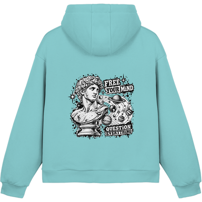 The Philosopher - Felpa con cappuccio boxy fluffy