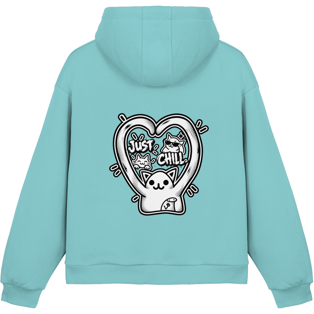 low CORTiSOL - Felpa con cappuccio boxcut Fluffy