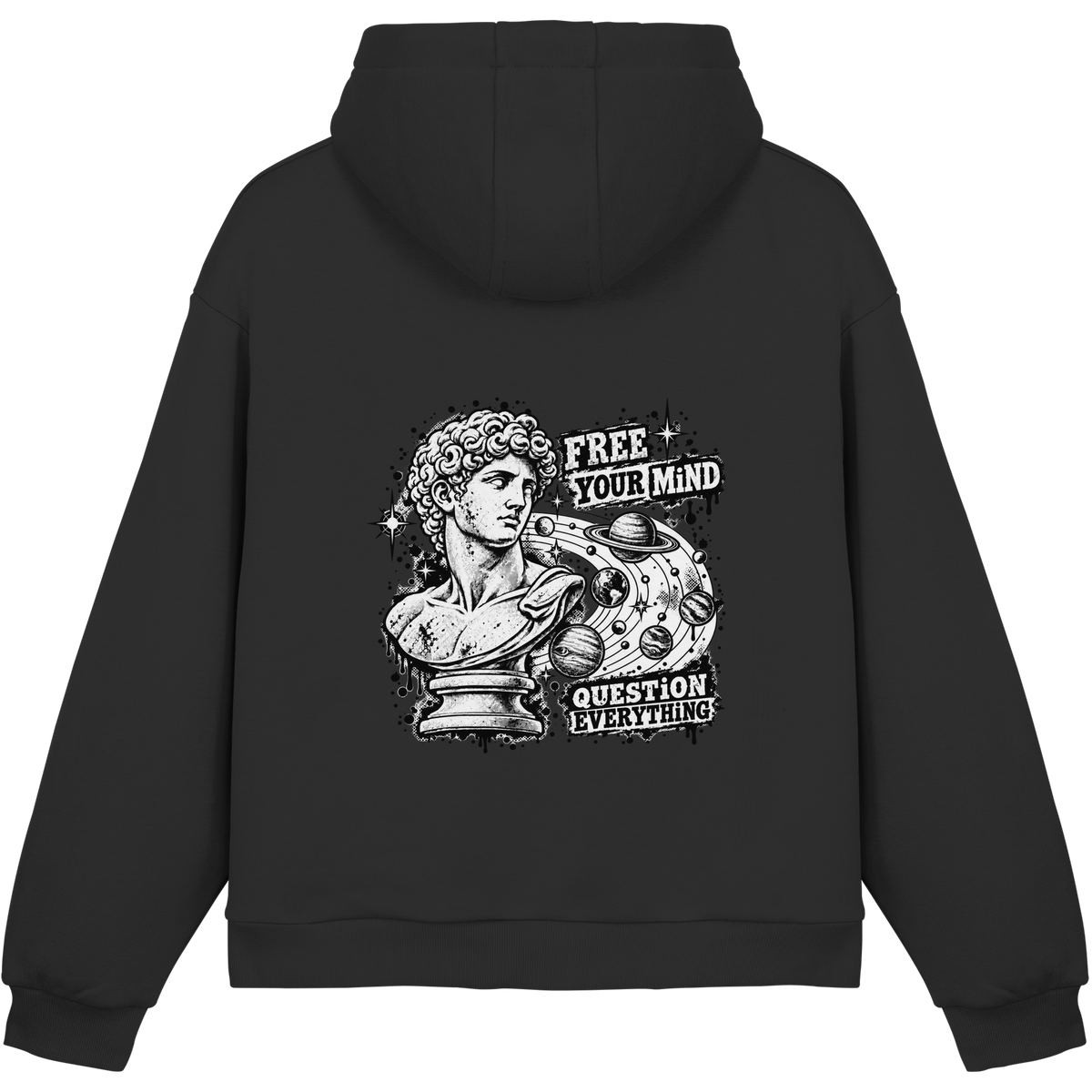 The Philosopher - Felpa con cappuccio boxy fluffy