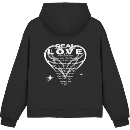 The REAL LOVE BASiCS - Fluffy Boxcut Hoodie