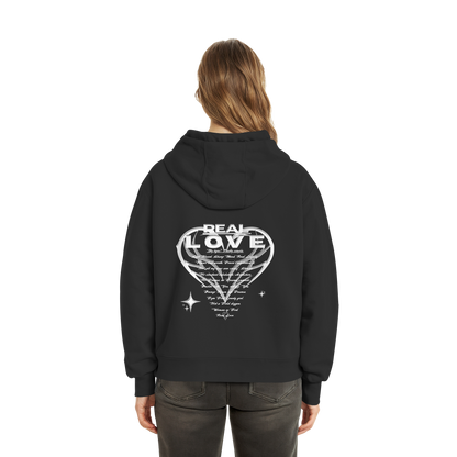The REAL LOVE BASiCS - Fluffy Boxcut Hoodie